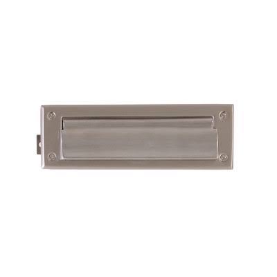 Brass Accents 10 in x 3 in Brass Mail Slot Finish: Satin Nickel