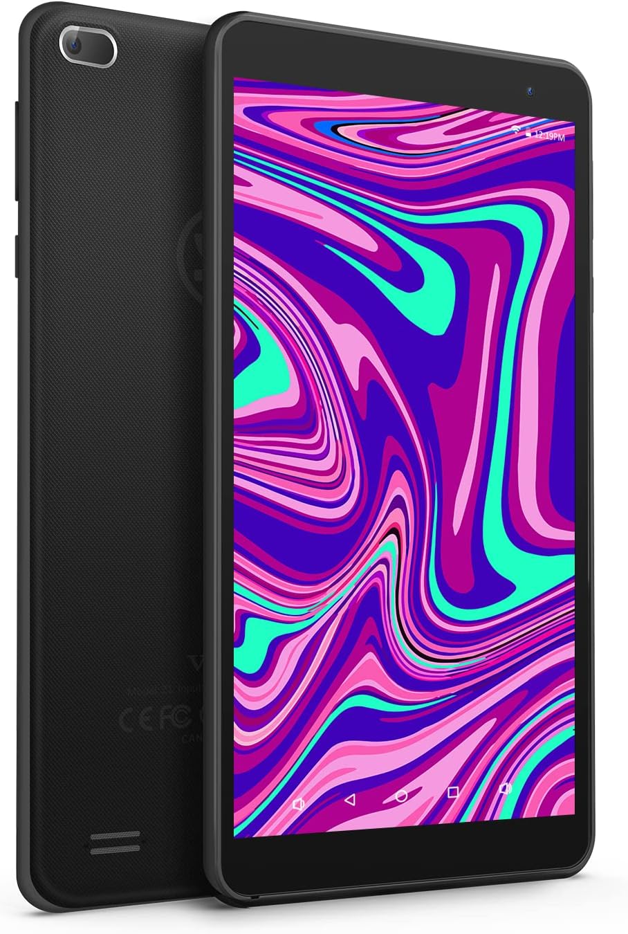 Tablet 7 inch Upgrade, Android 10, 32GB Storage, Quad-Core Processor, IPS HD Display, Wi-Fi, Bluetooth, Black Pack of 2