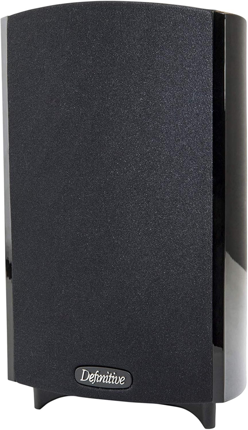 Definitive Technology ProMonitor 800 - 2-Way Satellite or Bookshelf Speaker for Home Theater Speaker System | Easy-Mounting (Single, Black)