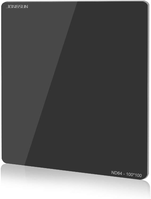 JONGSUN 100x100mm Square ND Filter, S-PRO Neutral Density Gray ND1000 Lens Filter,Ultra Slim HD 18 Layer Nano Multi-Coated, Schott B270 Optical Glass, ND1000 (3.0) 10-Stop Pack of 2
