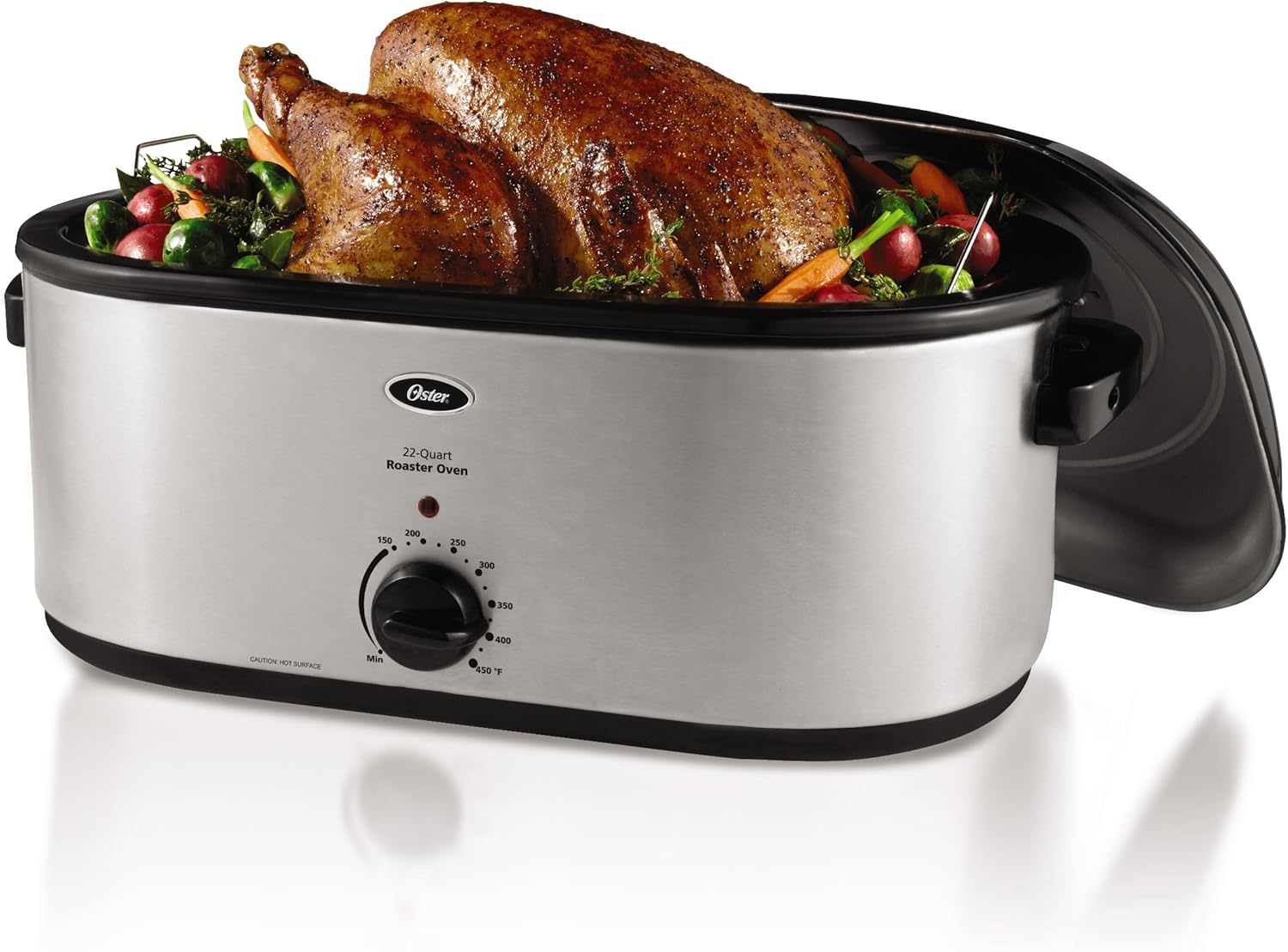 Oster Roaster Oven, 22 Quart, Stainless Steel (CKSTRS23) Pack of 2