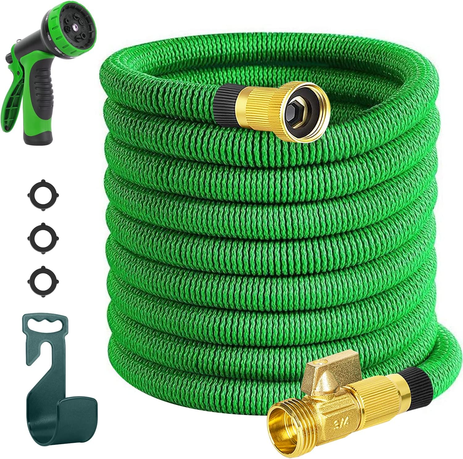 200ft Expandable Garden Hose - All New 2022 Retractable Water Hose with 3/4