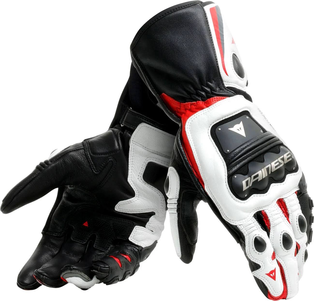 Dainese Steel-Pro Gloves Black- White -Red XL