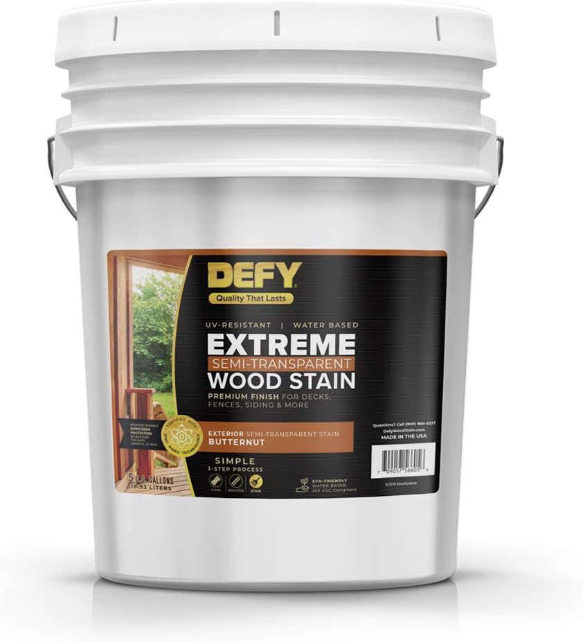 Defy Extreme Wood Stain Light Walnut 1-gallon Pack of 2