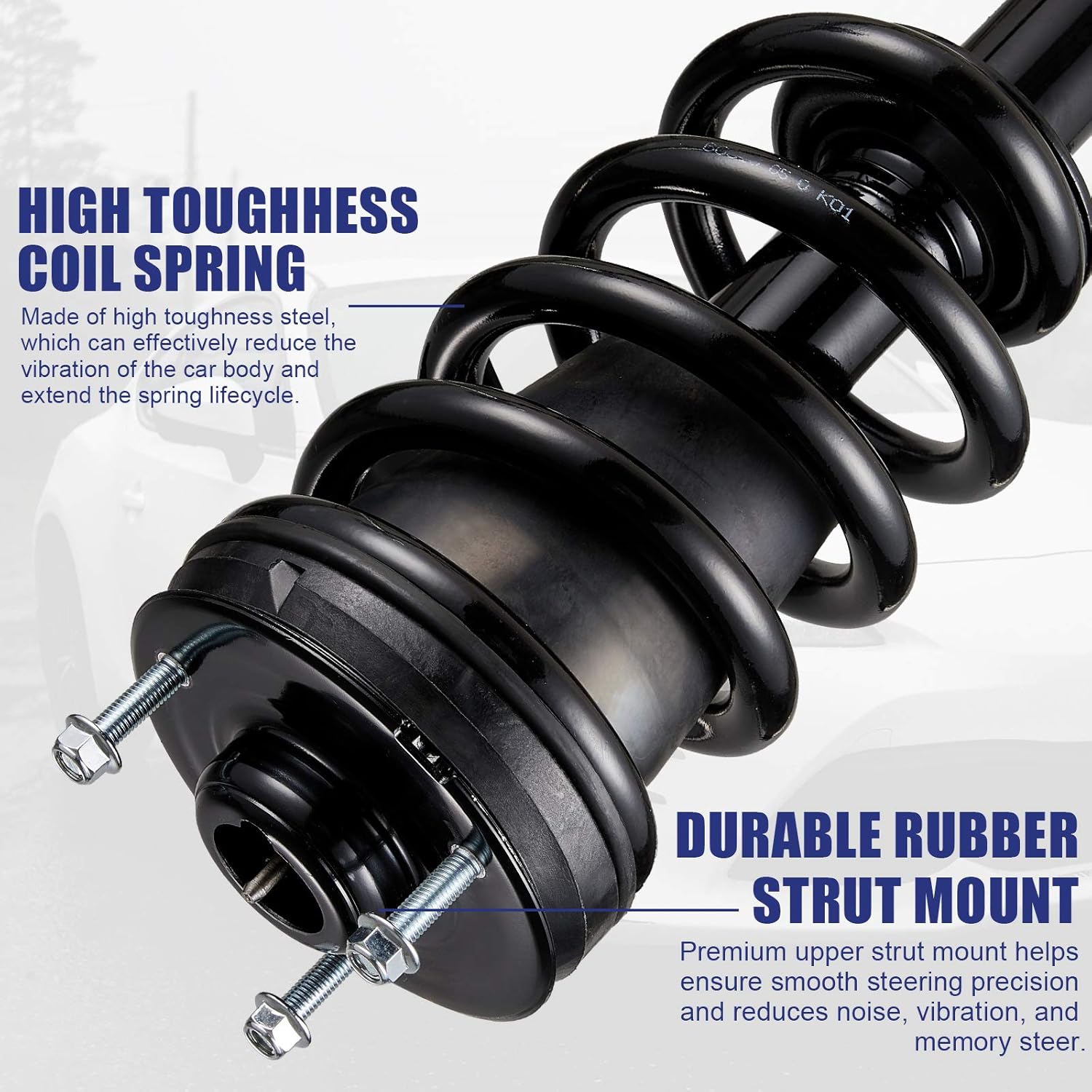 IRONSTON 2PCS Front Struts 139104 Replacement for Chevrolet Avalanche Suburban Suburban 1500 Tahoe Silverado 1500; GMC Yukon Yukon XL 1500