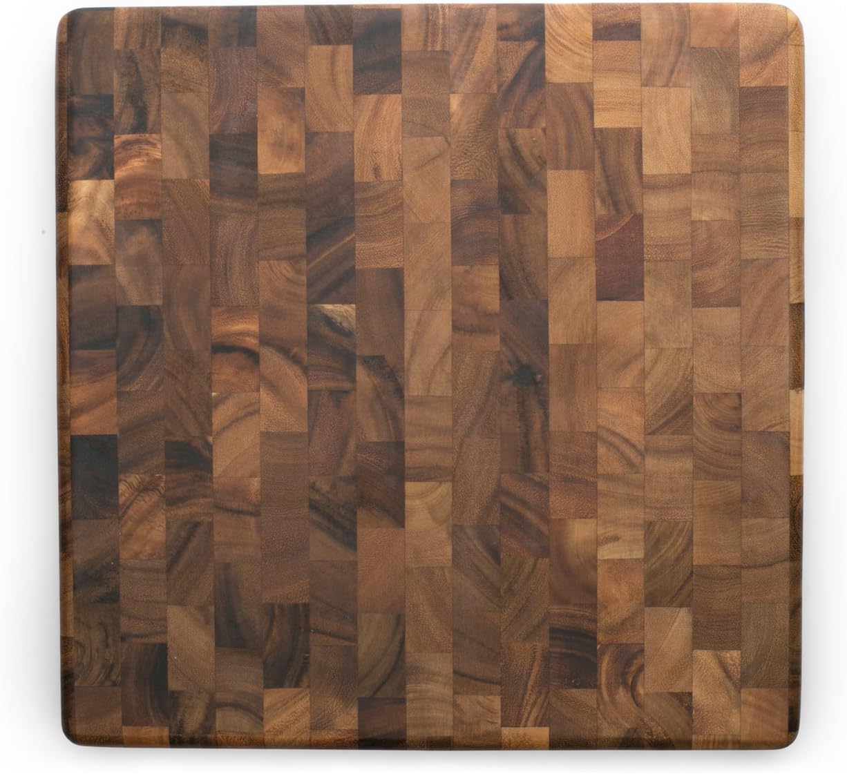Ironwood Gourmet 28218 Square Charleston End Grain Chef's Board , Acacia Wood 14