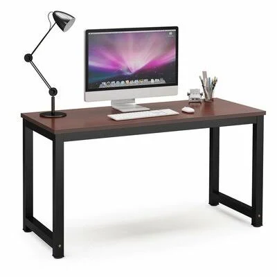 Mikkelson Desk Latitude Run Color (Top/Frame): Teak/Black