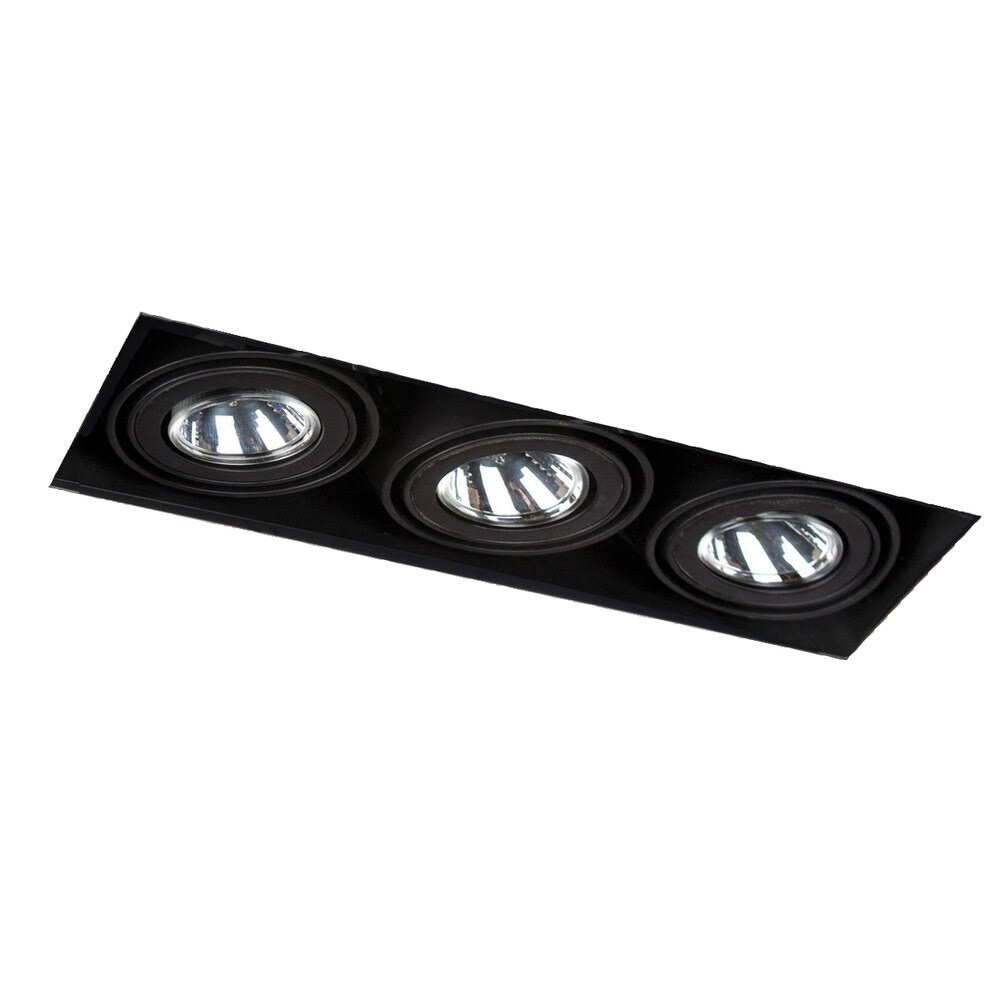 Eurofase Black Remodel Construction Recessed Light Kit Te213tr-01