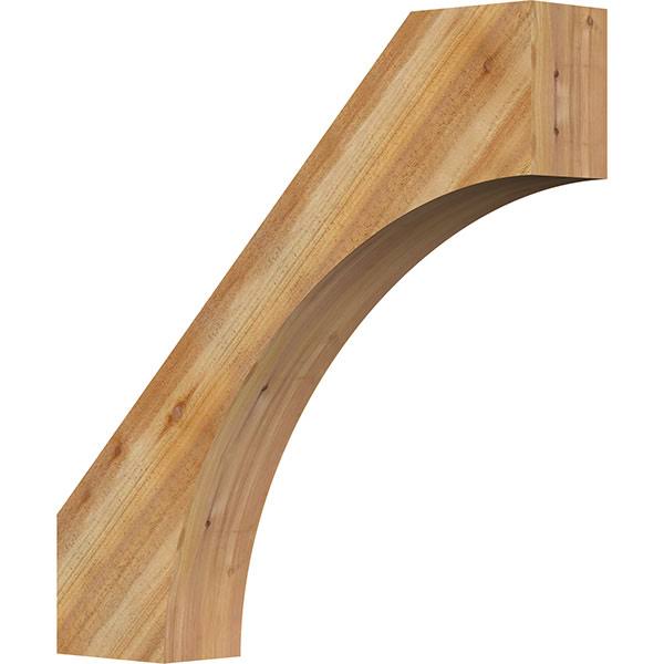 6x22W x 34x22D x 34x22H Westlake Rough Sawn Brace, Western Red Cedar