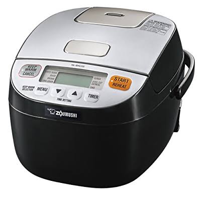 Zojirushi NL-BAC05SB Micom Rice Cooker u0026 Warmer Silver Black