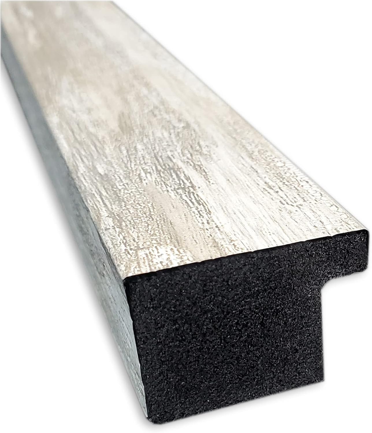 Amanti Art Framed Wall Mirror, 31.9 x 41.9, Crackled Metallic Narrow