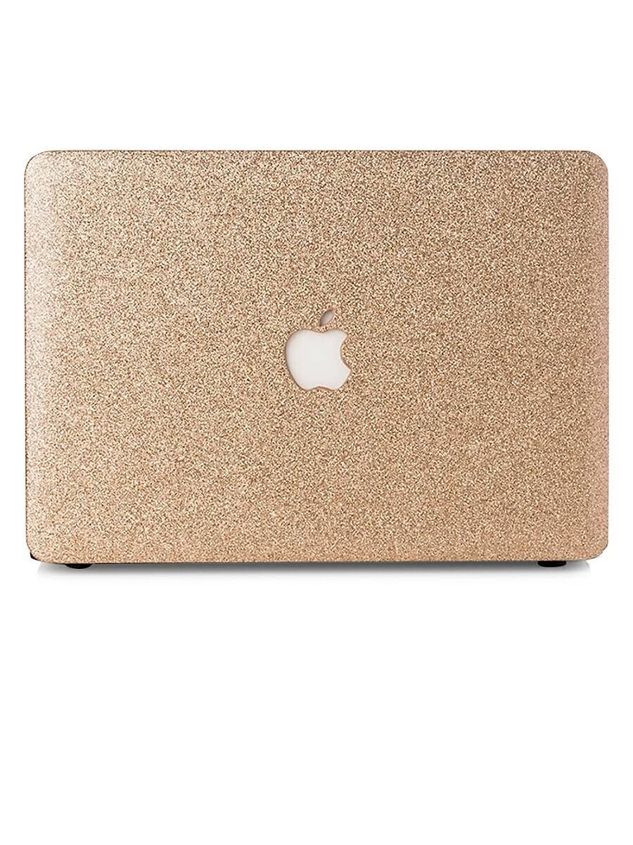 Chic Geeks Glitter MacBook Case - Champagne