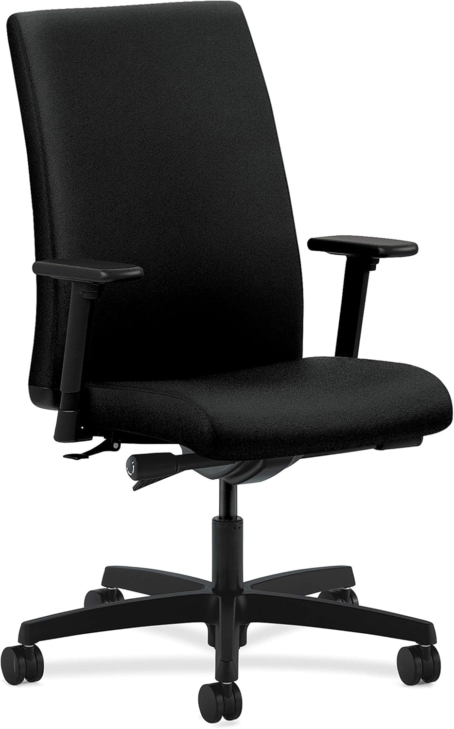 HON Ignition Series Mid-Back Work Chair - Mesh Computer Chair for Office Desk, Black (HIWM2)