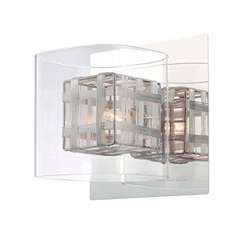 George Kovacs P800-077 Jewel Box 1 Light Bath Fixture Chrome