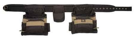 29-46 4-Piece Carpenter39 S Combo Tool Belt Black Khaki 3 W 1604