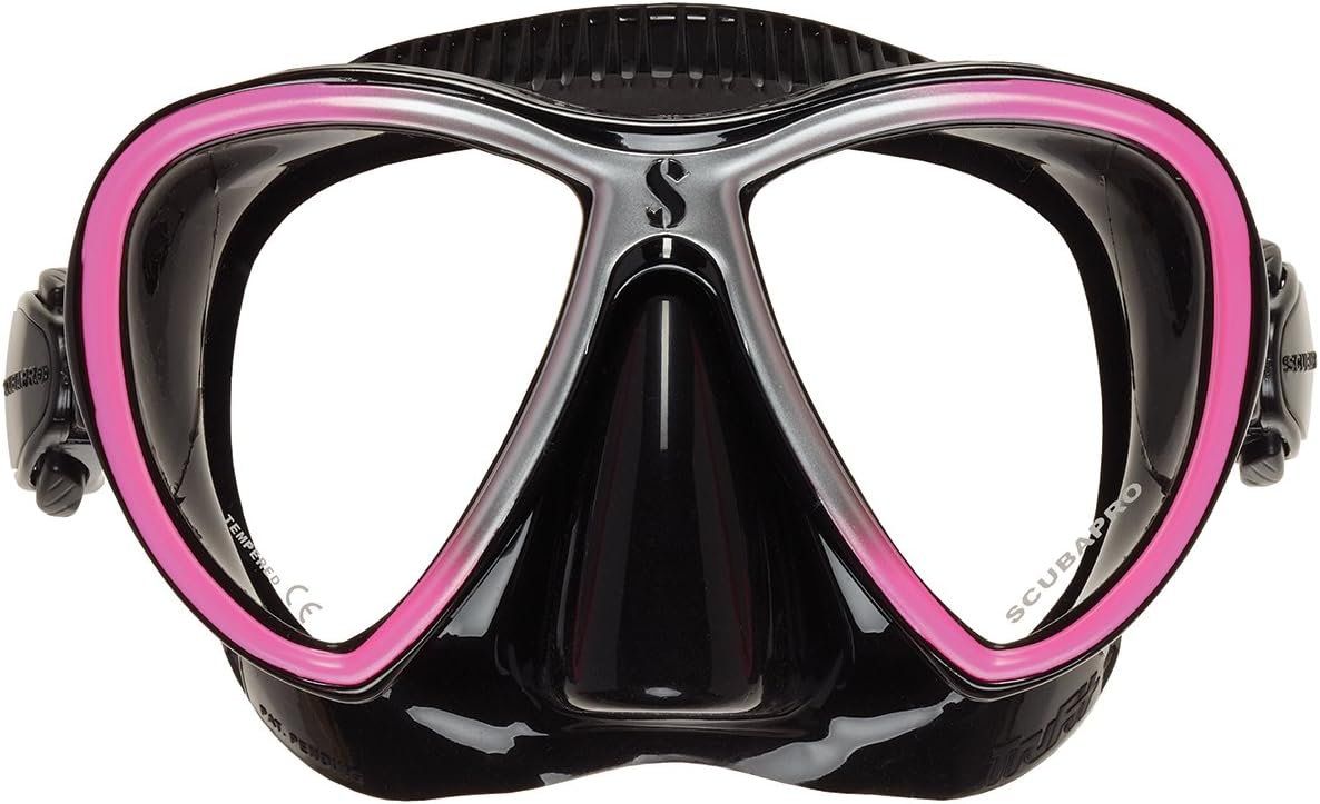 ScubaPro Synergy Trufit Twin Dive Mask (Black/Pink)