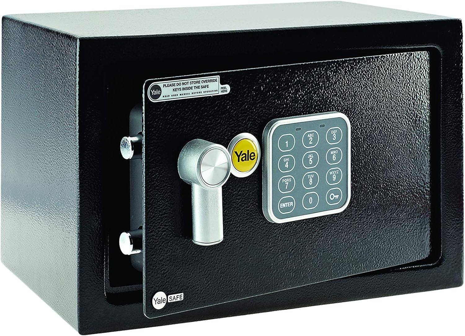 Yale Security YEC/250/DB1 Yale Medium Alarmed Value Safe, Black Pack of 2