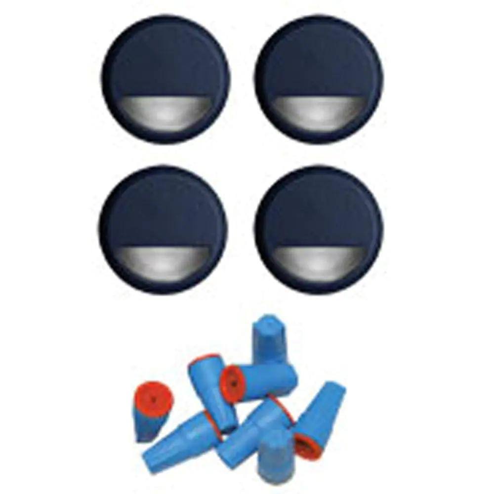 Trex DeckLighting Black LED Riser Lights (4-Pack)