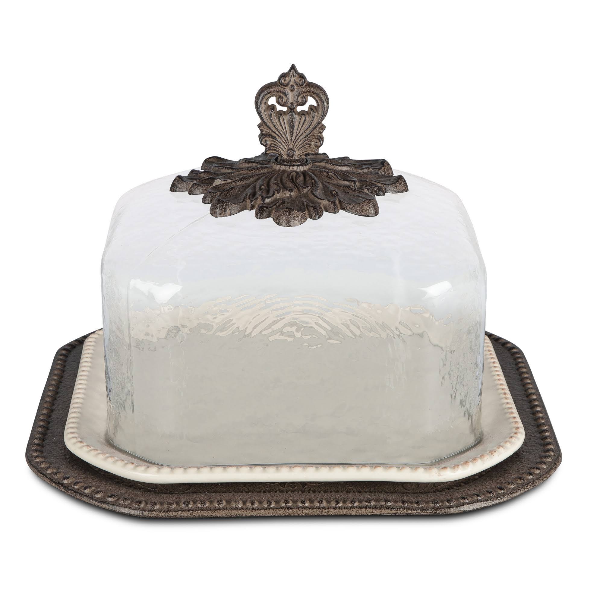 GG Collection Acanthus Pastry Keeper, 17 inch