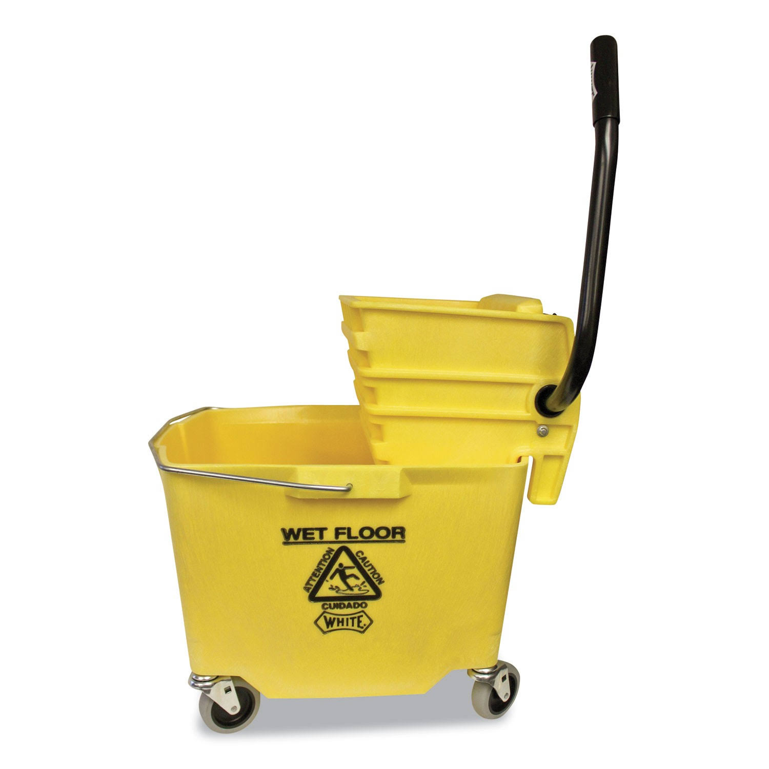 Impact Side-Press Squeeze Wringer-Plastic Bucket Combo