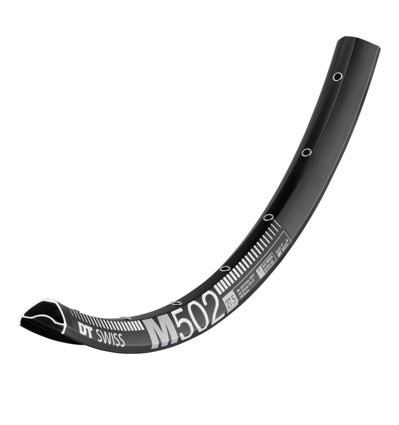 DT Swiss M 502 29x22 Tubeless-Ready Disc Rim: 32H Black