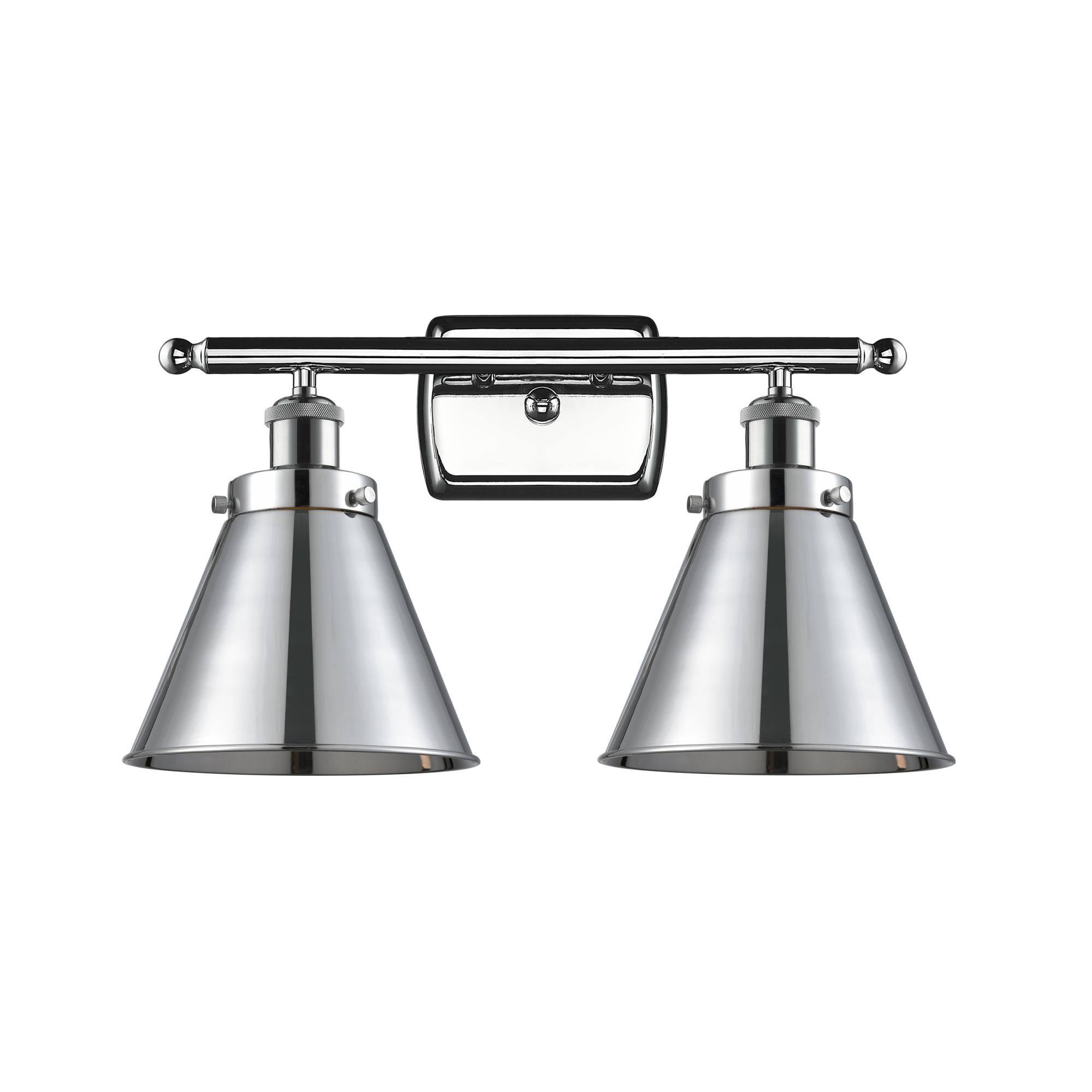 Innovations Lighting 916-2W-BK-M13 Appalachian-2 Light Bath Vanity in