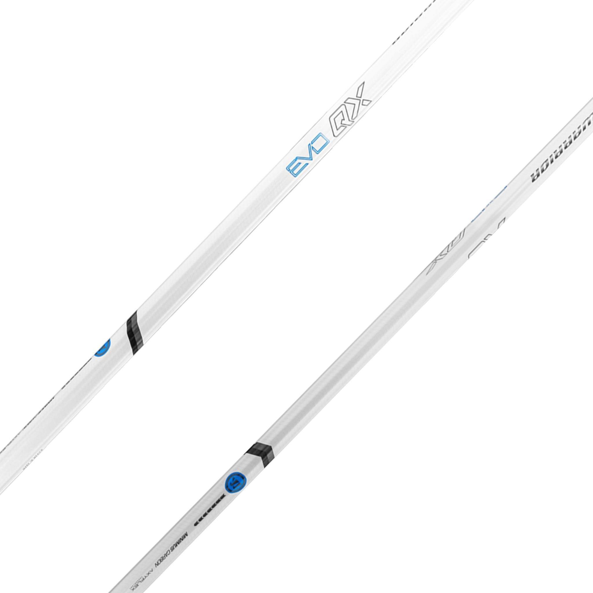 Warrior Evo QX Carbon Attack Lacrosse Shaft in White