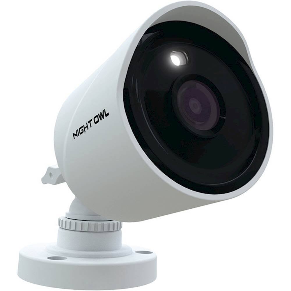 Night Owl - Expandable 8 Channel 4 Camera 4K Ultra HD Indoor/Outdoor Wired DVR Surveillance System with 2TB Hard Drive - Black/W