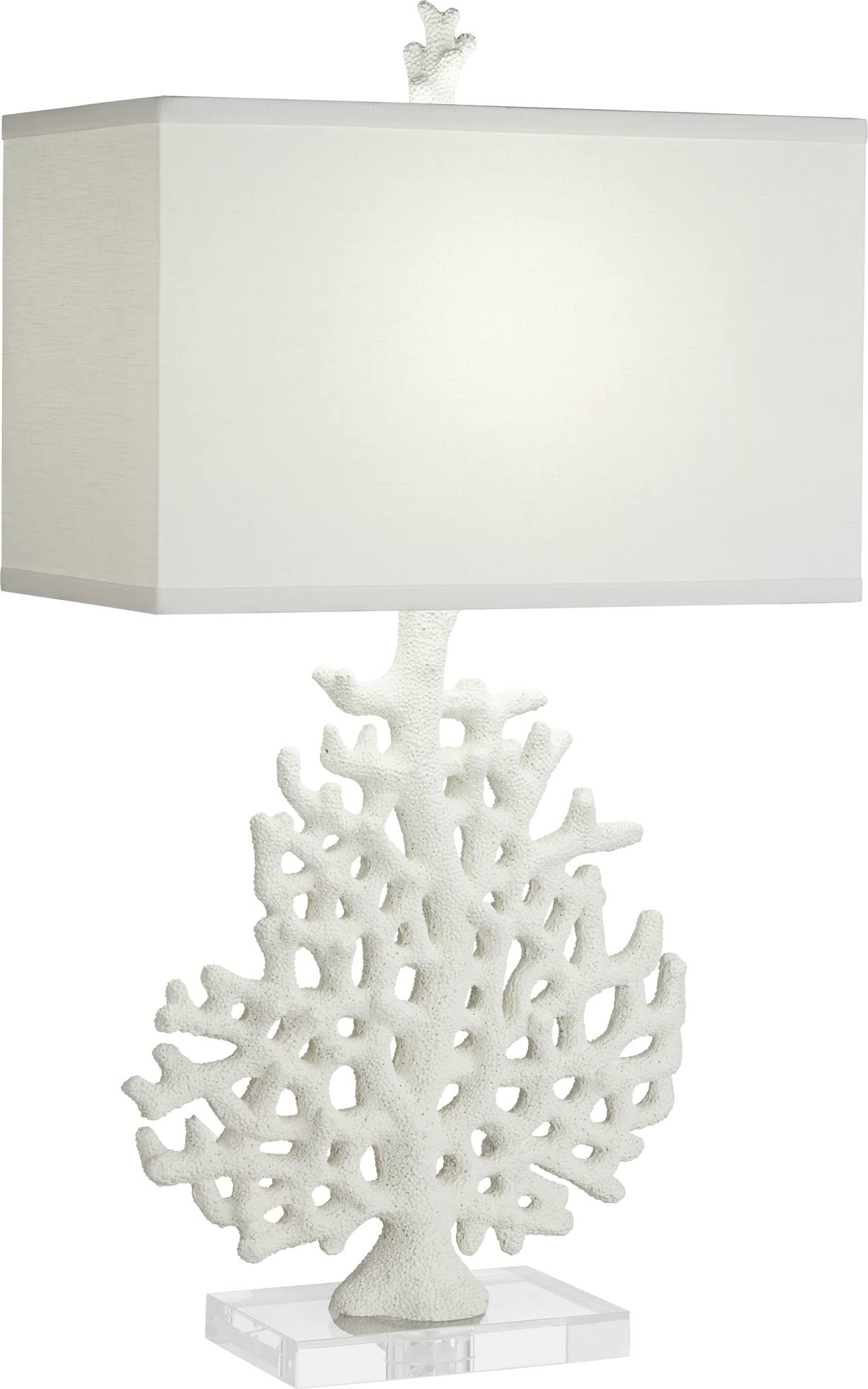 Pacific Coast Kahala Coral 1-LT Table Lamp - White - 84R49