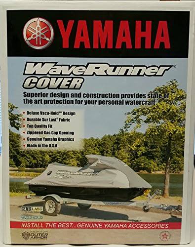 Yamaha MWV-CVRVX-BC-15 COVER, 2019 and Newer VX Std/Dlx, Black/Charcoal WaveRunner PWC Personal Watercraft Jetski; New #MWV-CVRV