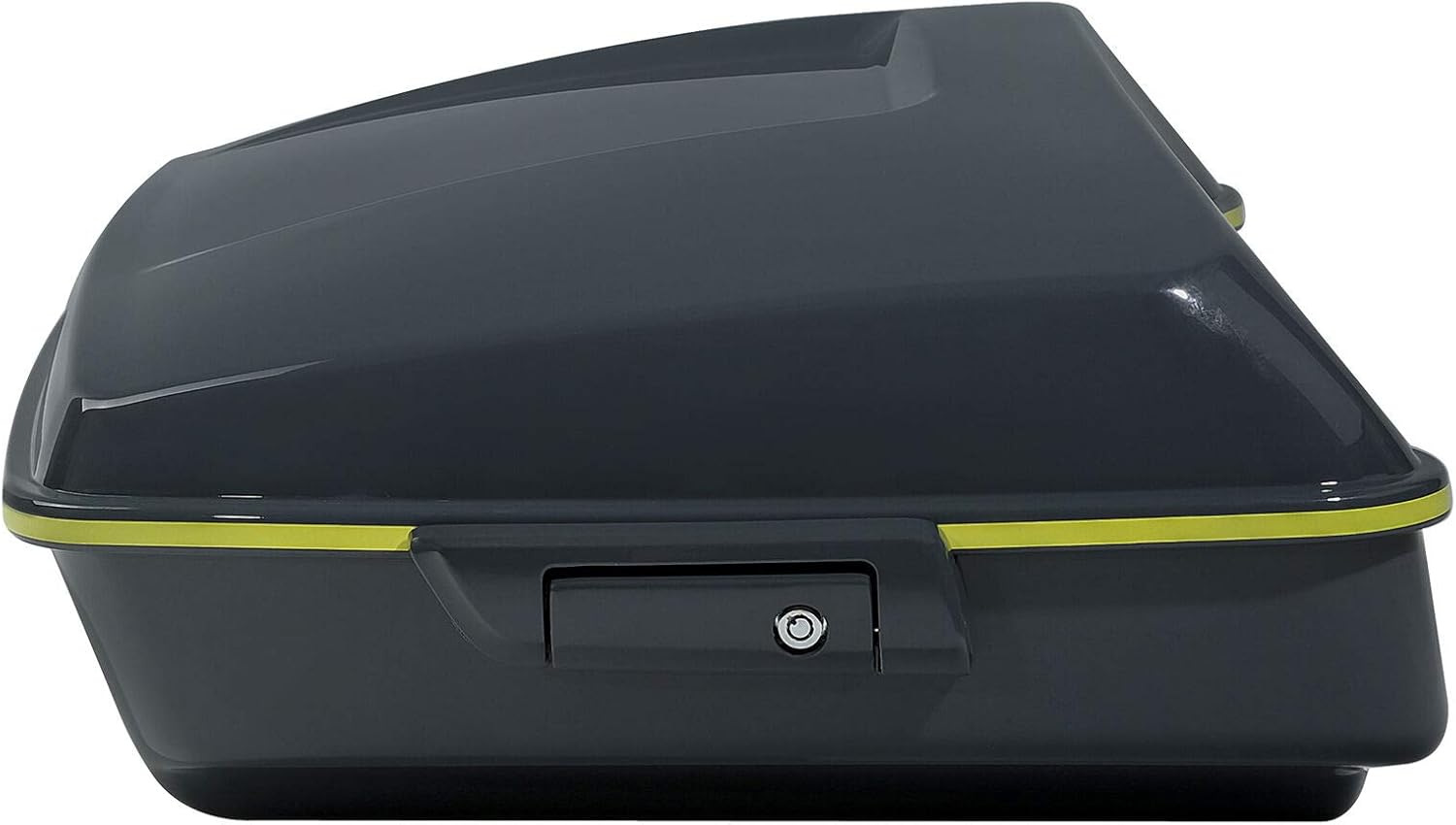 TCMT Matte Black Chopped Tour Pack Trunk W/Latch Fits For Harley Street Road Electra Glide Road King 2014-2022