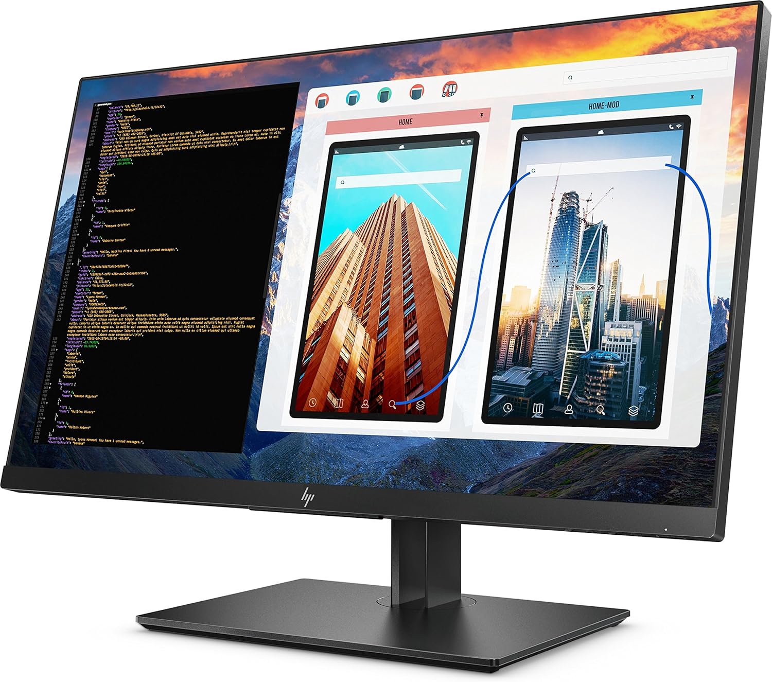 HP Business Z27 2TB68A8 27 inches 4K UHD LED LCD (3840 x 2160) Monitor Black Pearl