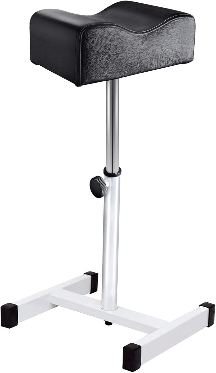 Kalolary Pedicure Manicure Footrest Adjustable Seat Height Technician Nail Equipment Salon Spa (Black) Pack of 2