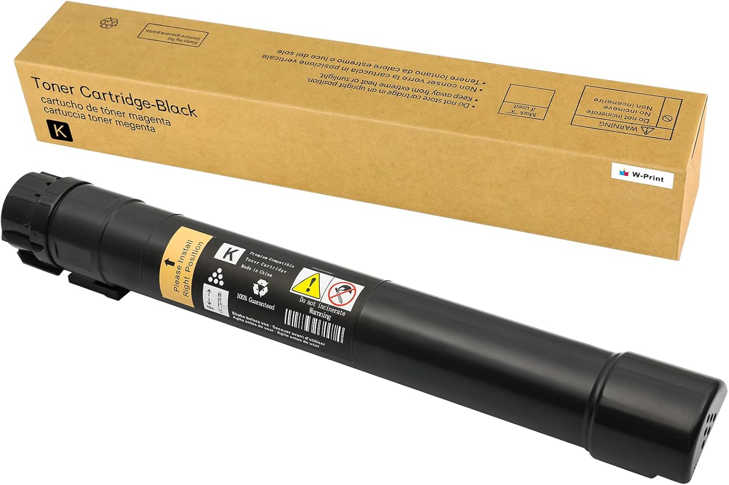 W-Print Remanufactured Toner Cartridge for Xerox Phaser 7500 7500N 7500DN 7500YDN 7500DT 7500YD 7500DX Compatible with 106R01436 Cyan Toner 17800 Pages-1 Pack