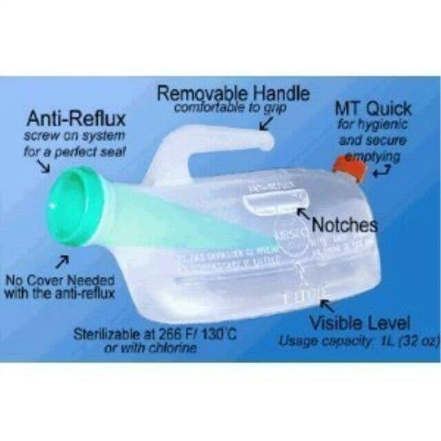 Providence Spillproof Piursec Spillproof Male Urinal, each