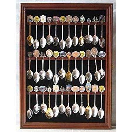 Tea Spoon Souvenir Display Case Rack Cabinet Real Glass Door Sp01-wa