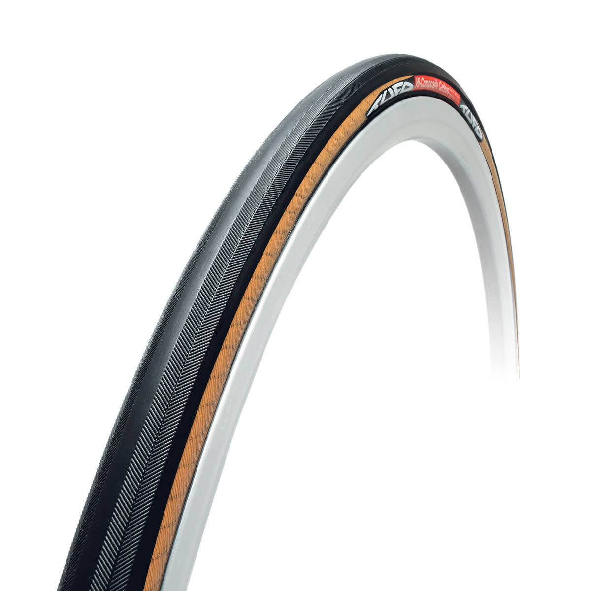 Tufo Hi-Composite Carbon 700x25 mm Tubular Tyre Black Brown