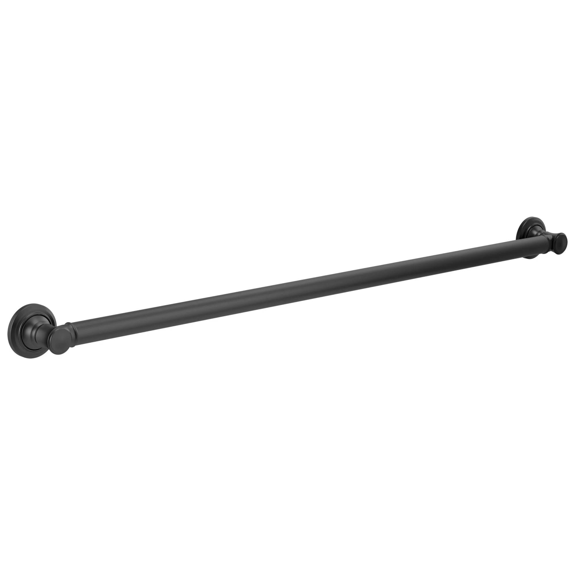 Delta 41642-BL Traditional Decorative ADA Grab Bar in Matte Black