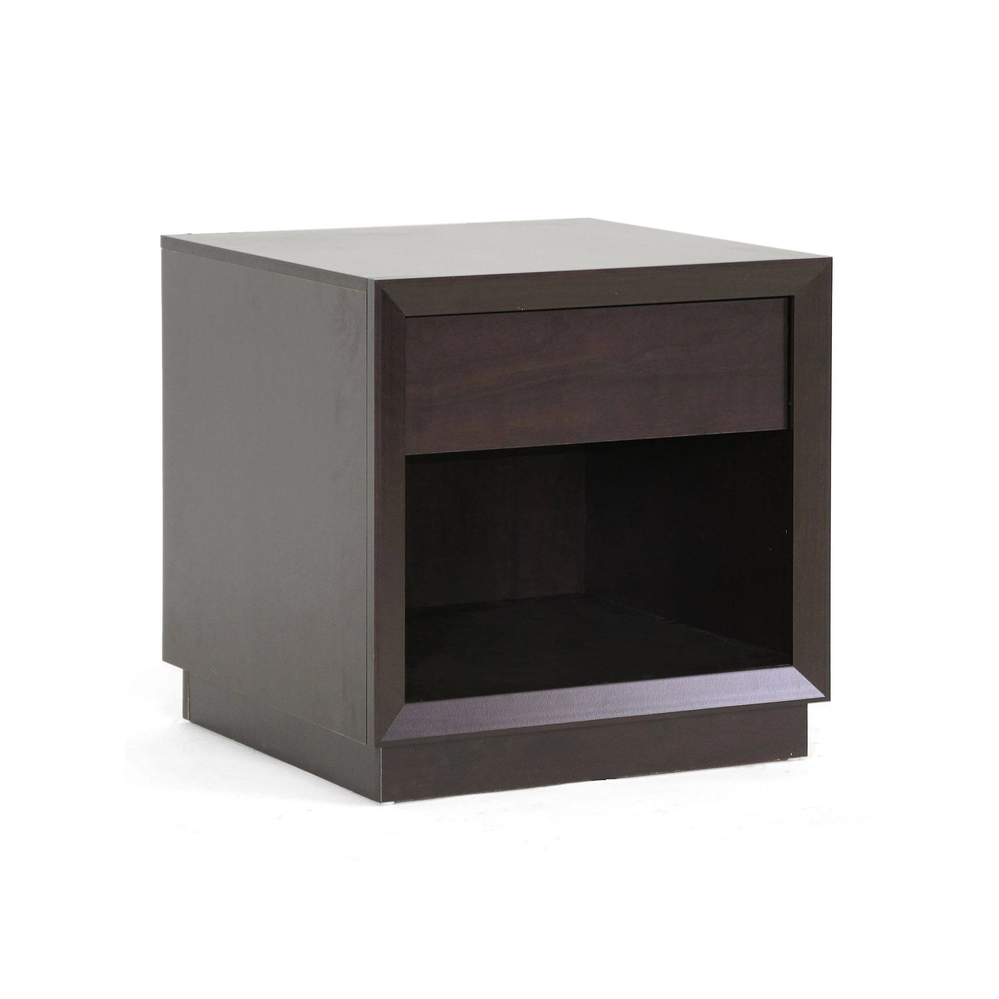 Baxton Studio Girvin Brown Modern Accent Table and Nightstand