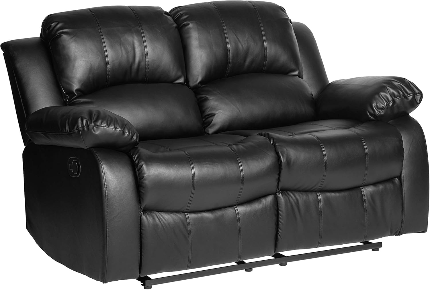 Lexicon Baluze Double Reclining Loveseat, Black