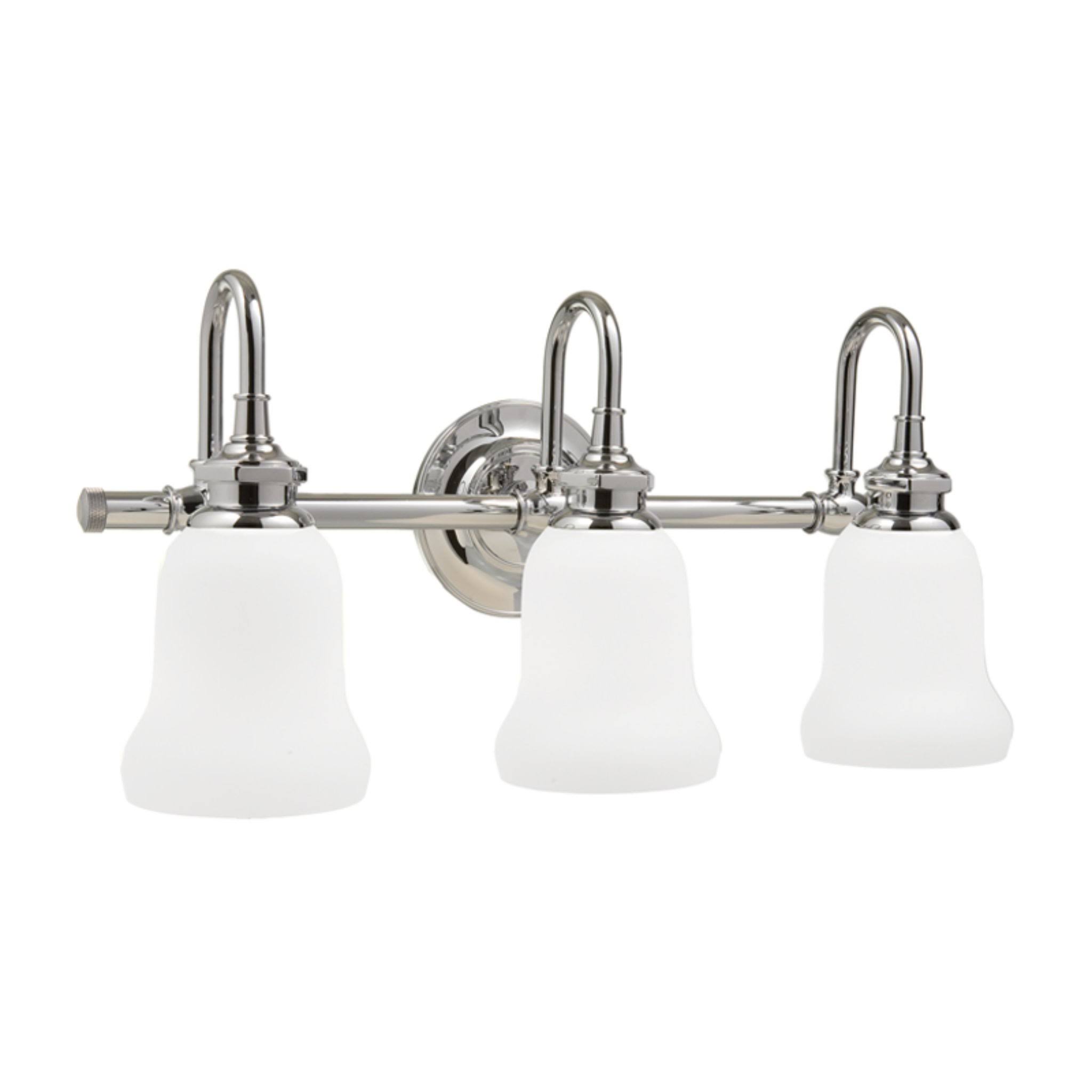 Hudson Valley 3803-PC Plymouth 3 Light Bath BRACKET, Polished Chrome