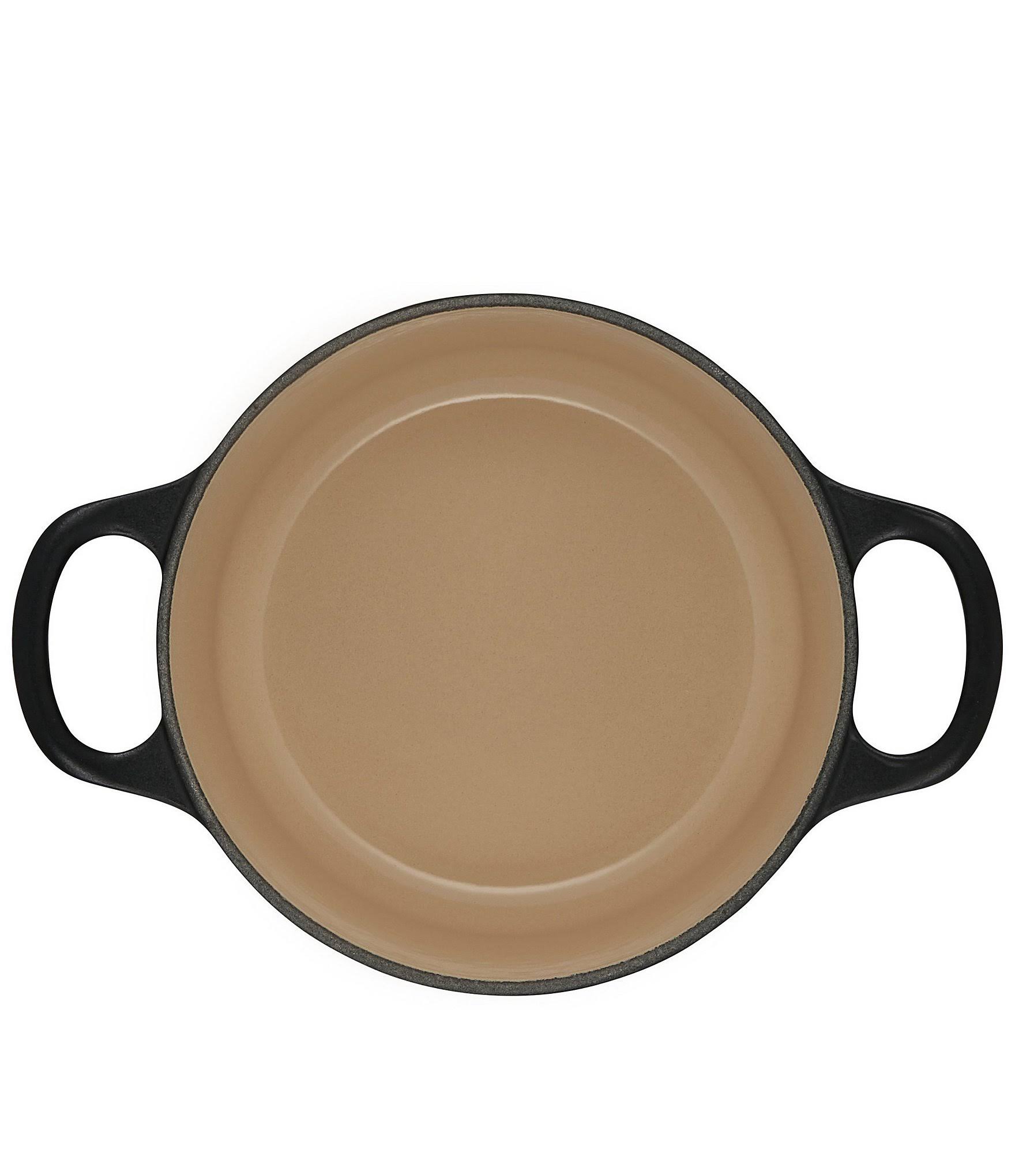 Le Creuset Signature Cast Iron 1-Quart Matte Black Round Dutch Oven