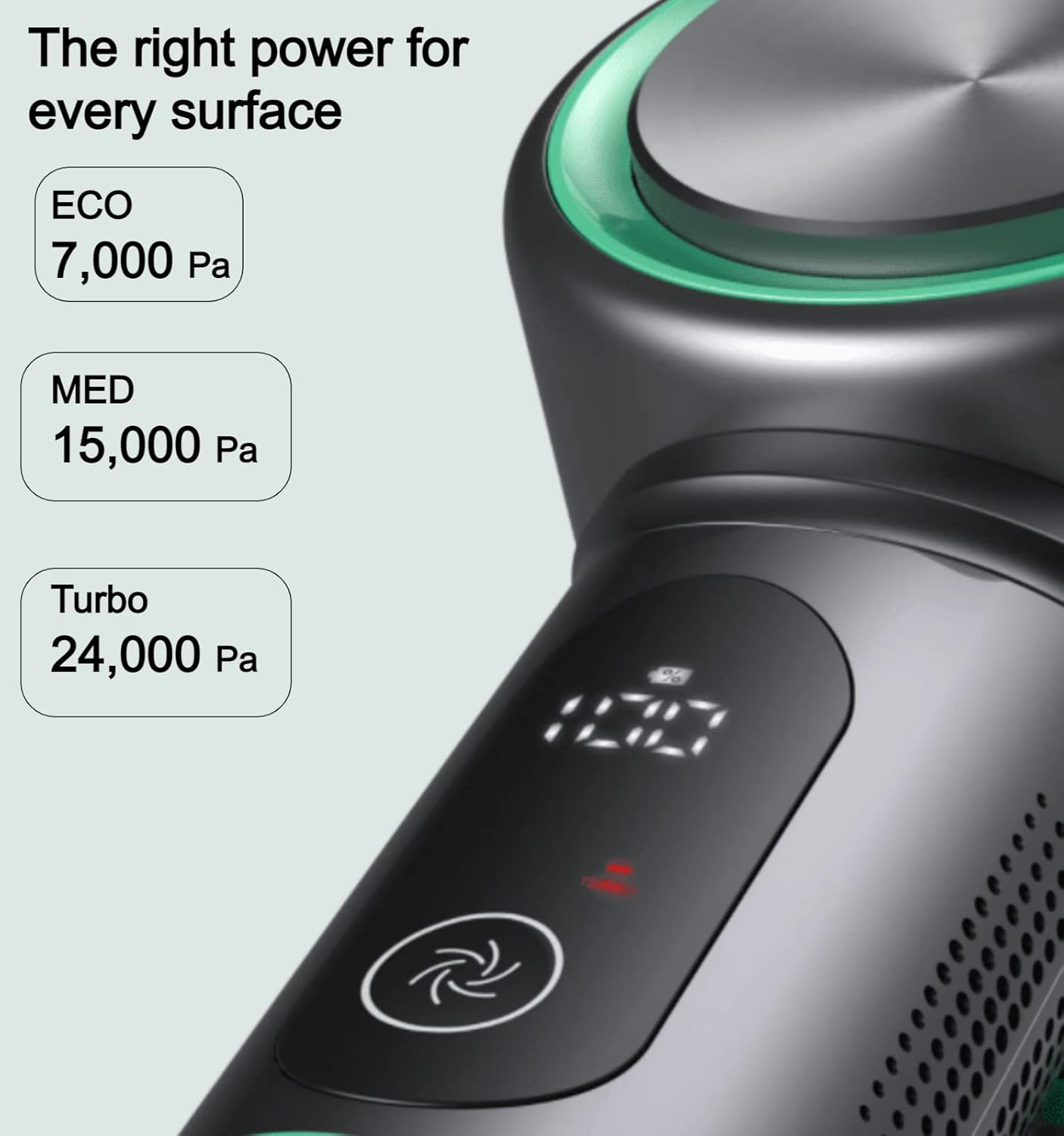 Wyze Cordless Vacuum Cleaner with 24Kpa Powerful Suction, Lightweight Stick with HEPA Filter, 450W Powerful Brushless Motor , 50mins Runtime for Home Hard Floor Carpet Pet Hair