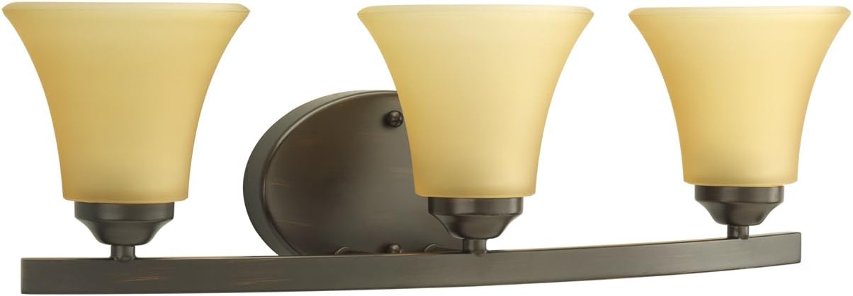 Progress Lighting P2010-09 Traditional One Bath from Trinity Collection in Bronze/Dark Finish Lighting Accessory, Brushed Nickel