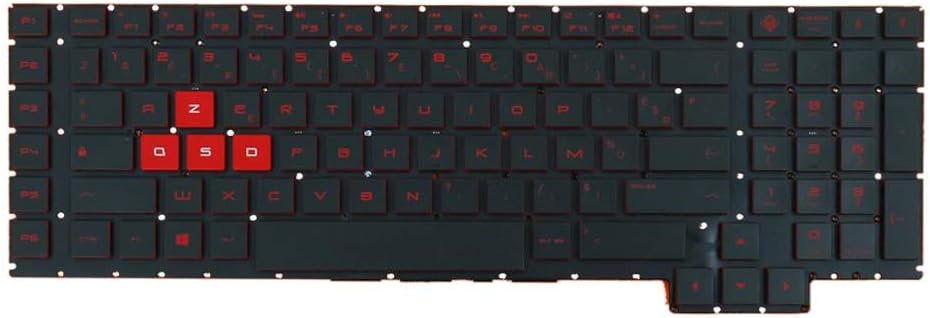 ZGQA-GQA Notebook Parts Replacement Laptop Keyboard Layout French for Omen 17-AN000
