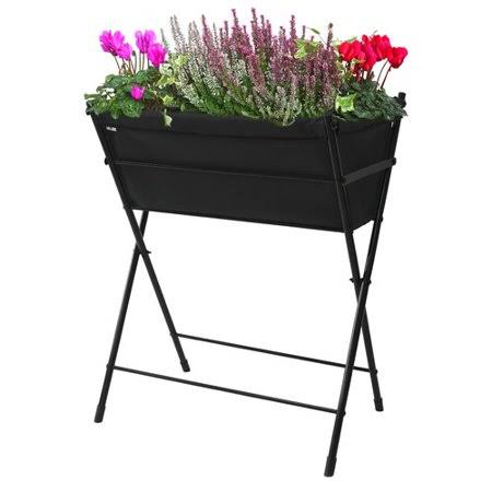 Charlton Home Few 2 Tier Raised Garden, Black
