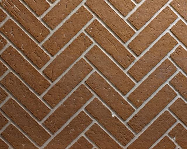 Empire VBP36T2H Herringbone Brick Panel Ceramic Liner for Fireplace