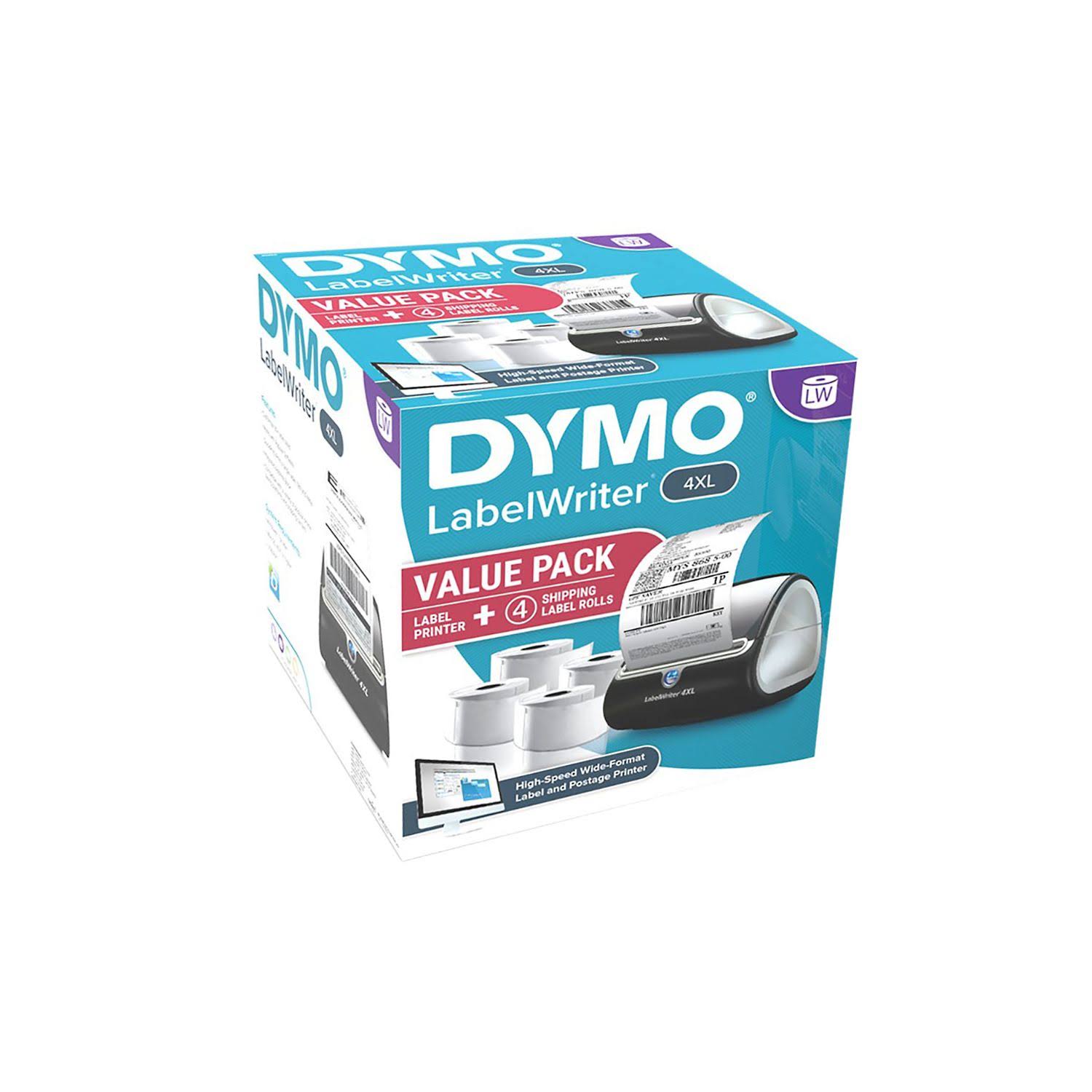 Dymo 4XL LabelWriter Label Printer Bundle Pack, 4x22 x 6x22 Labels (4 Rolls)