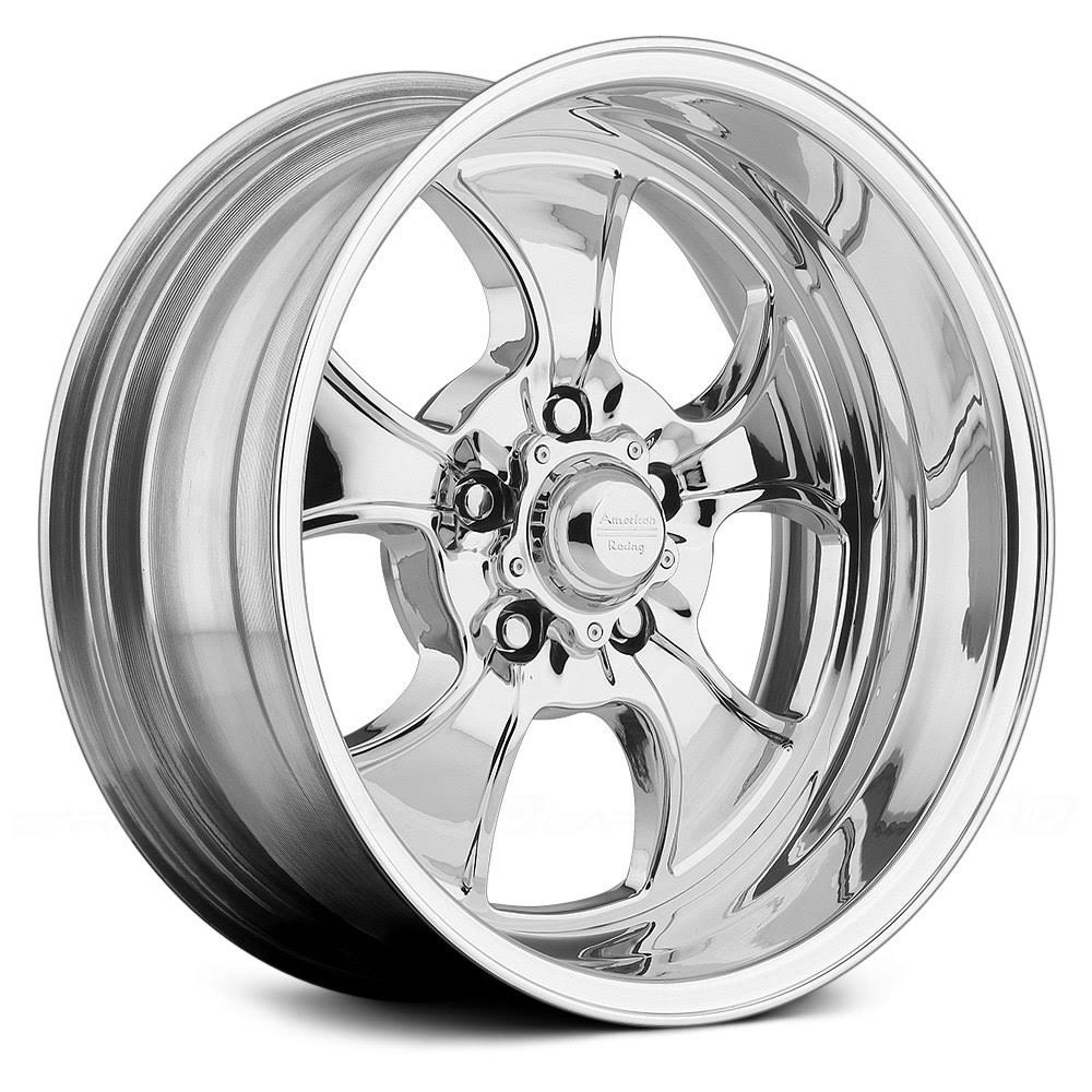 American Racing Hopster Two-Piece Polished 17x7 5x120.65 (0mm) Wheels, Silver