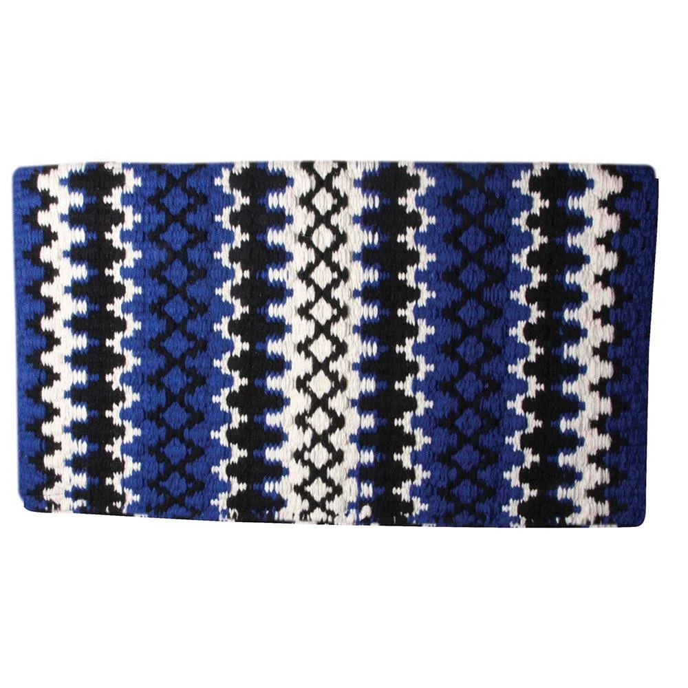 Mayatex Arroyo Seco Saddle Blanket Blue Black